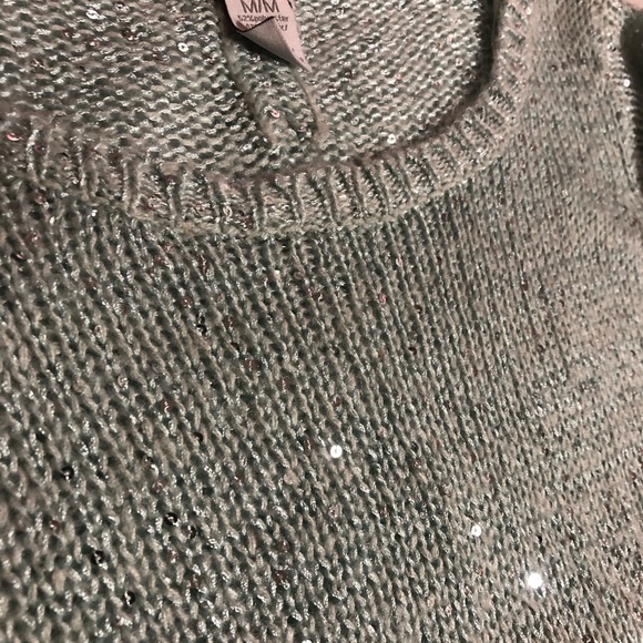 Green Sequins Sweater - Picture 6 of 7
